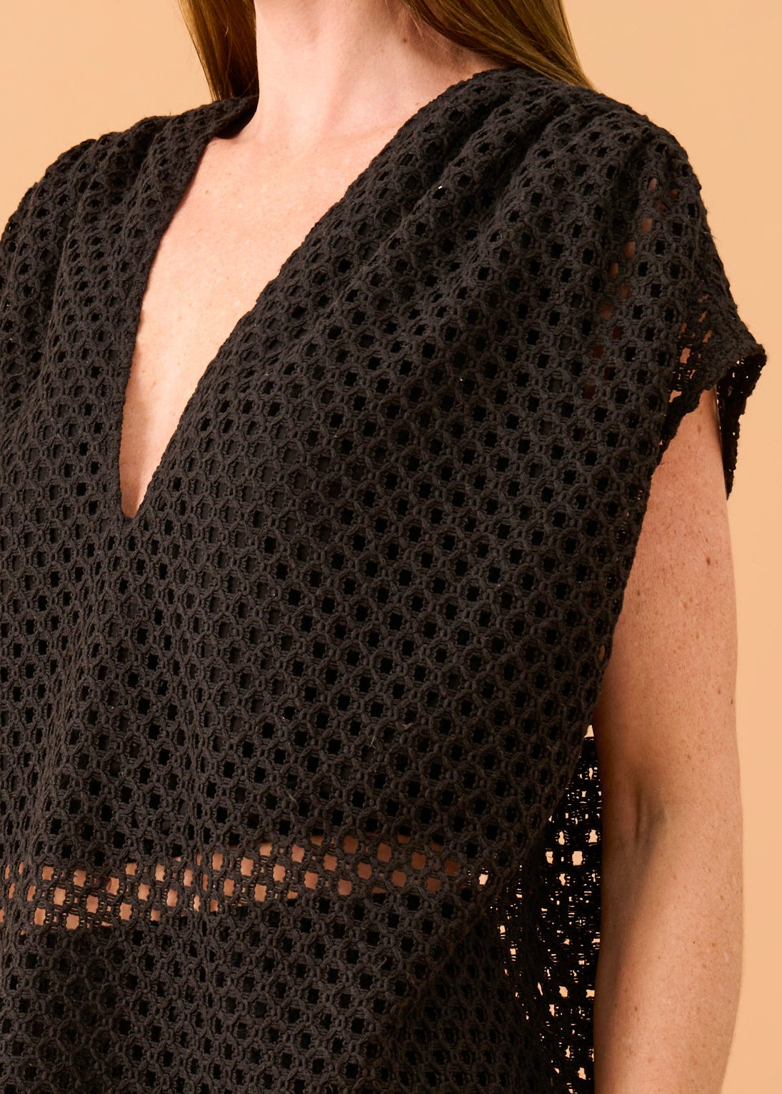 Blusa Leticia longa Preta