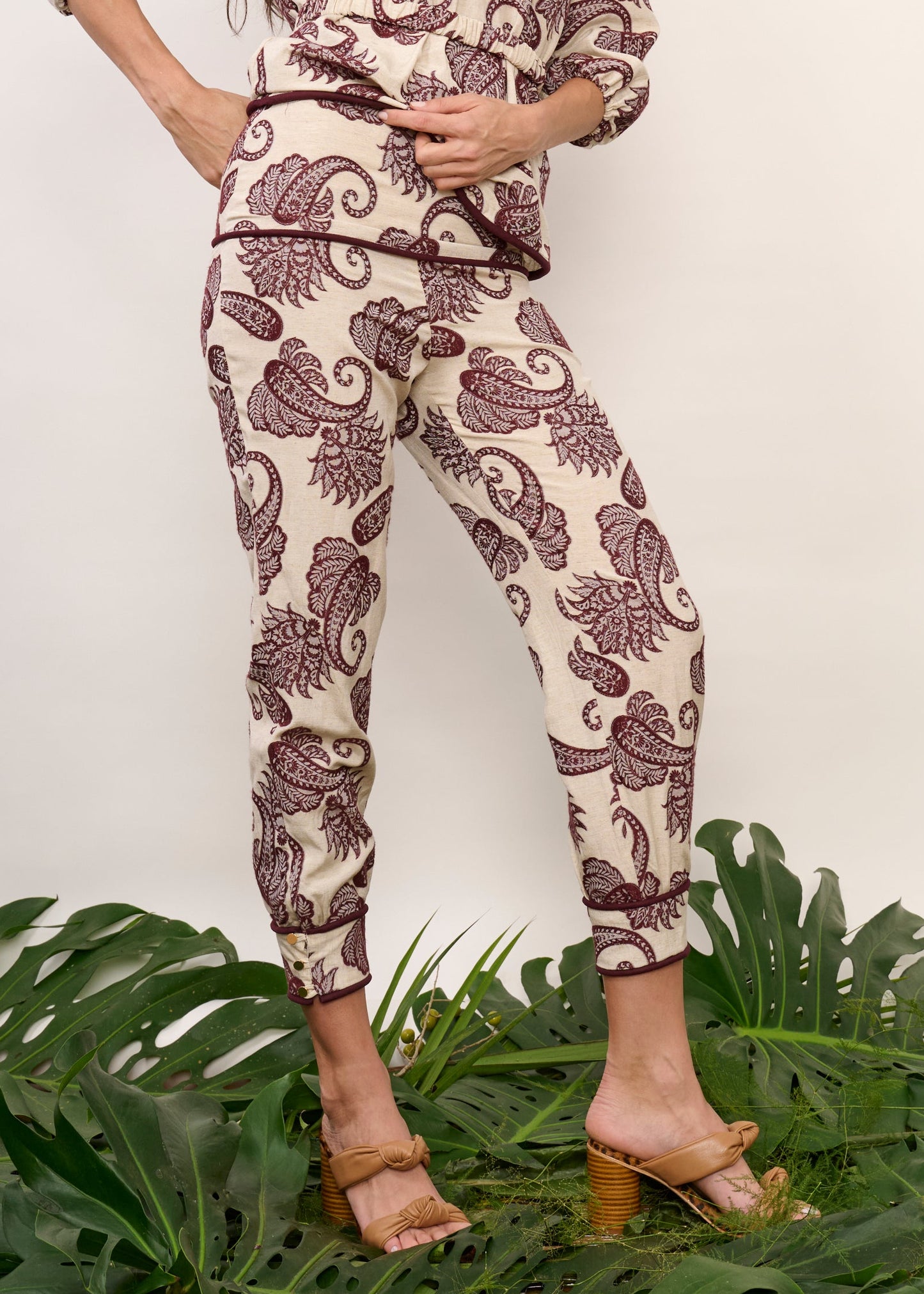 Calça Julia Pasley Bordô