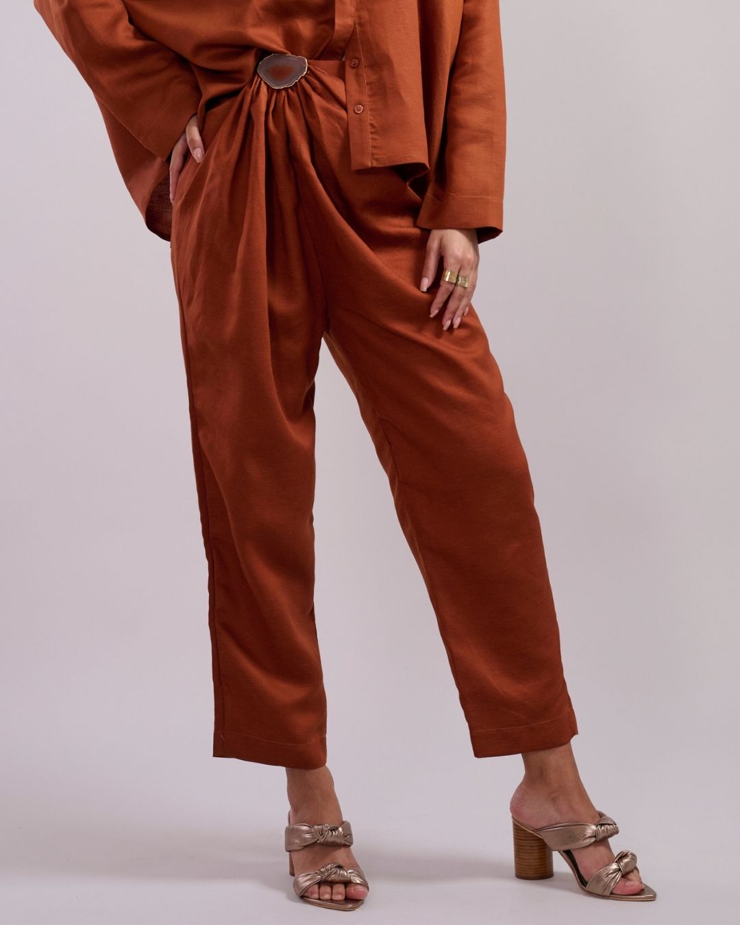Calça Mila Conhaque