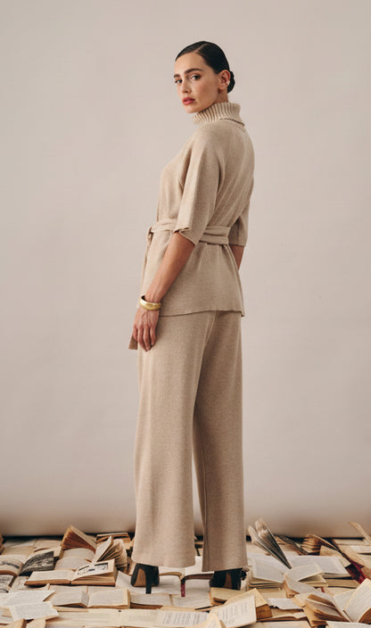 Conjunto Martina Tricot Bege