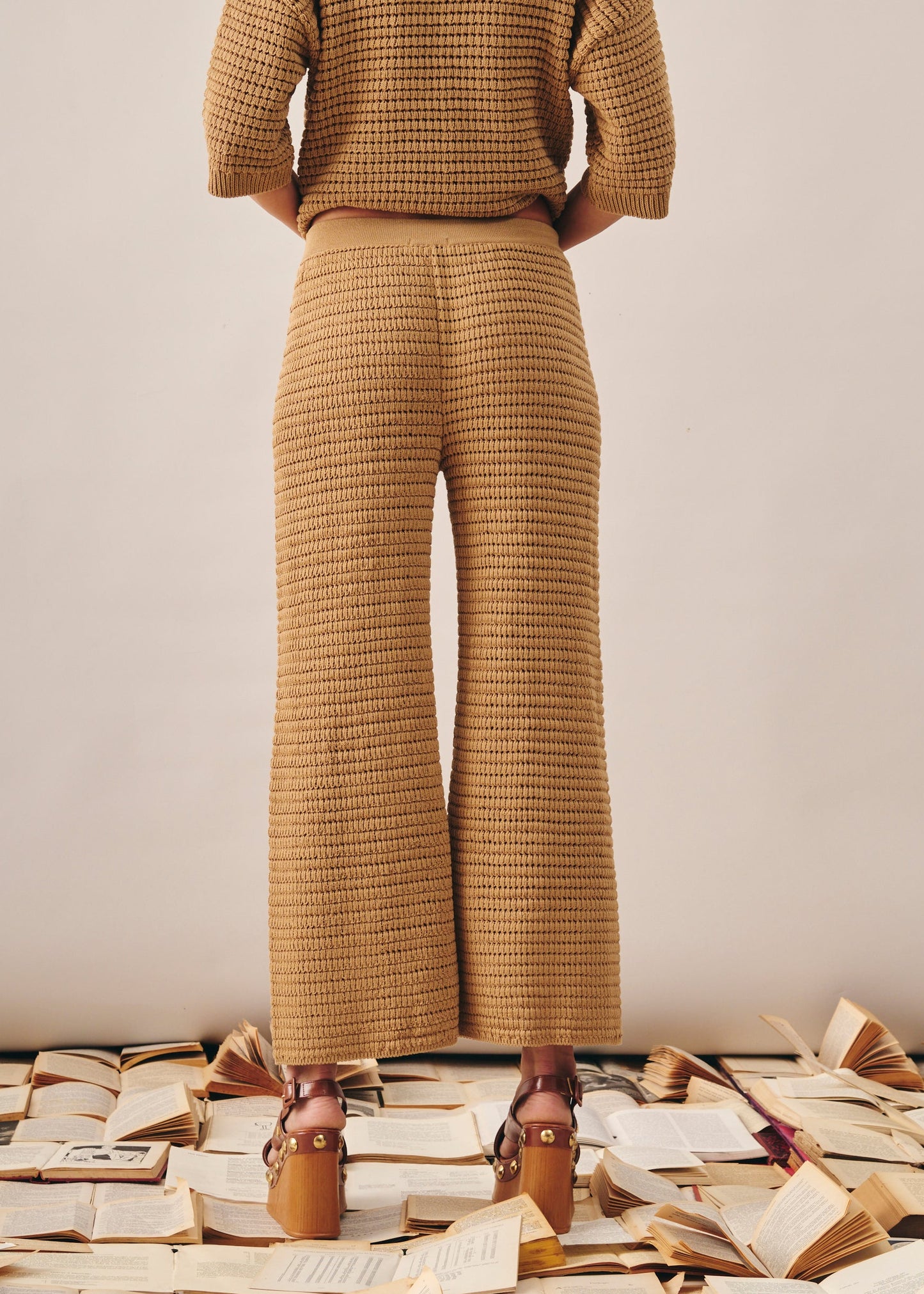 Conjunto Duda Tricot Bege