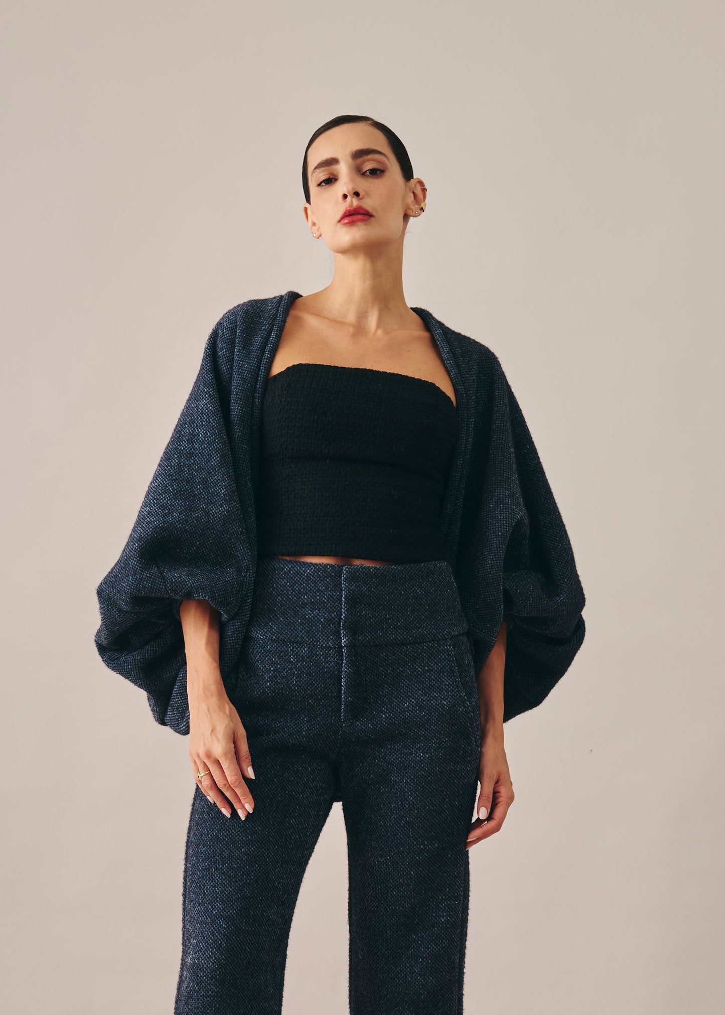 Casulo Serena Veludo Azul