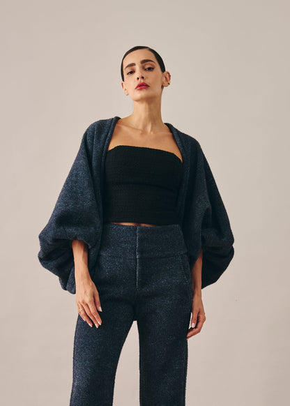 Casulo Serena Veludo Azul