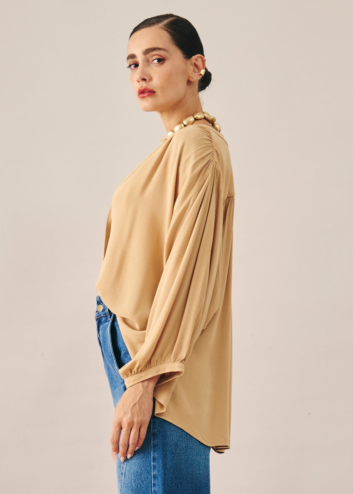 Blusa Babi Bege