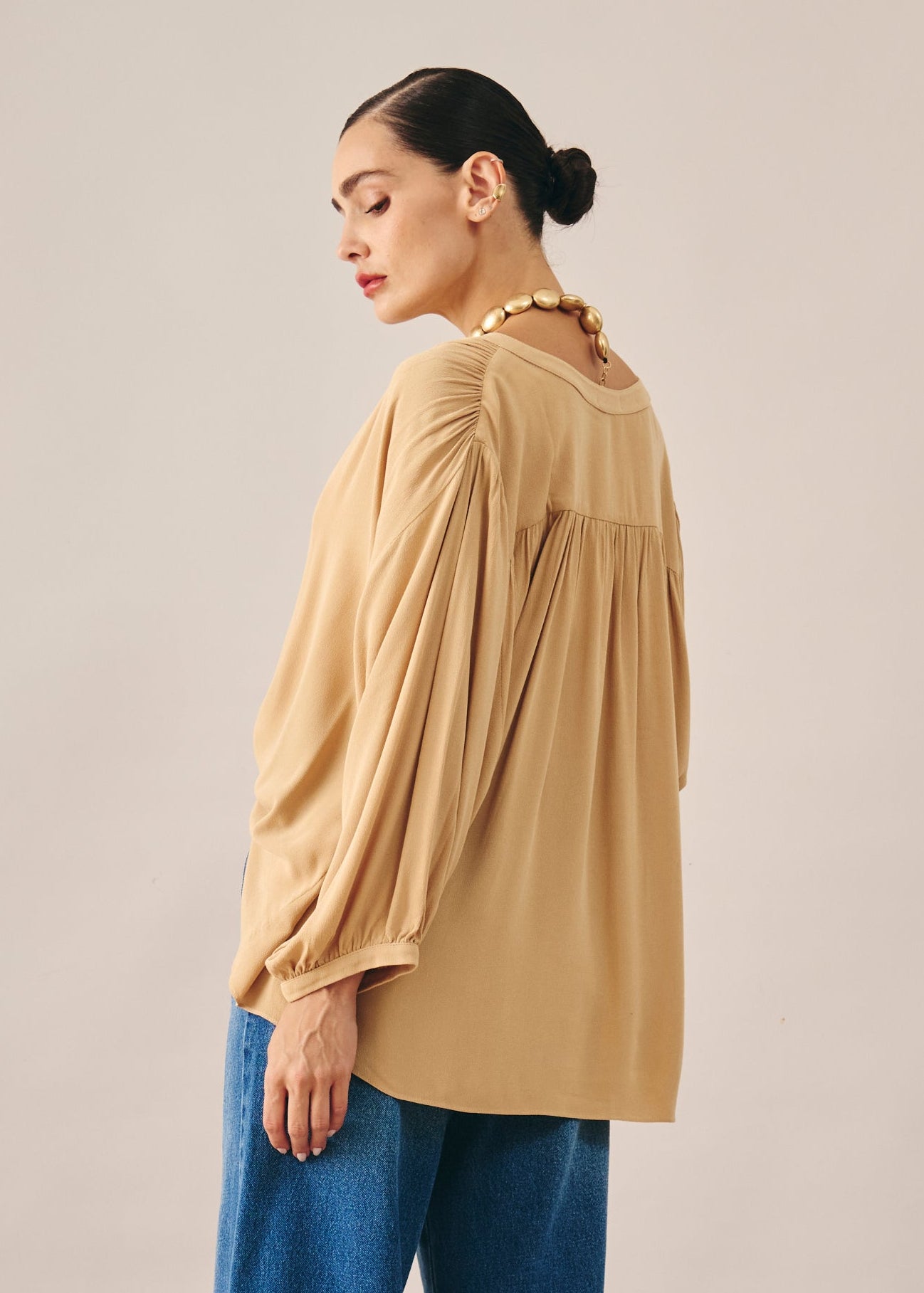 Blusa Babi Bege