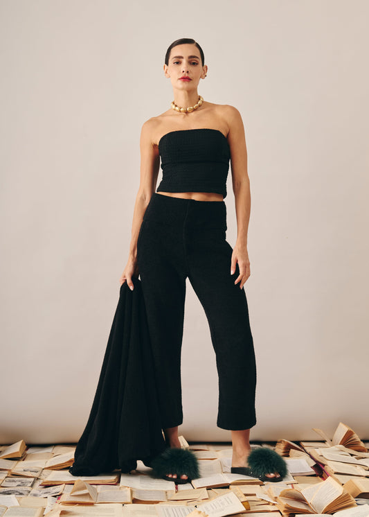 Calça Carol Veludo Preto