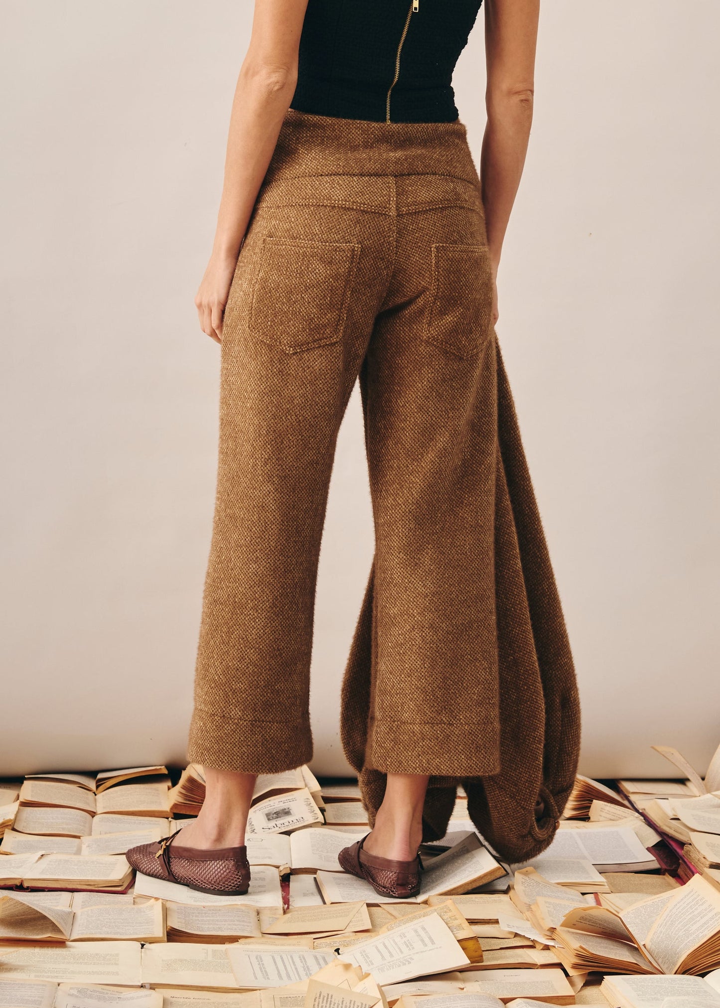Calça Carol Veludo Marrom