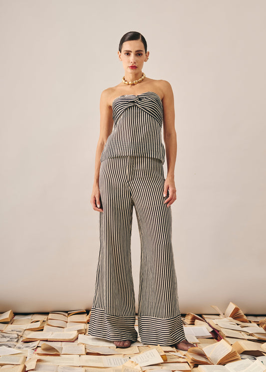 Calça Blair Listrado Preto