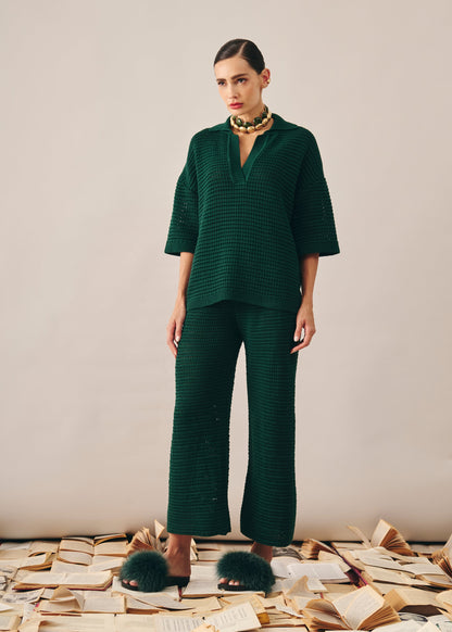 Conjunto Duda Tricot Verde