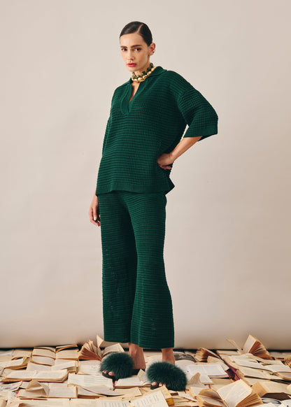Conjunto Duda Tricot Verde
