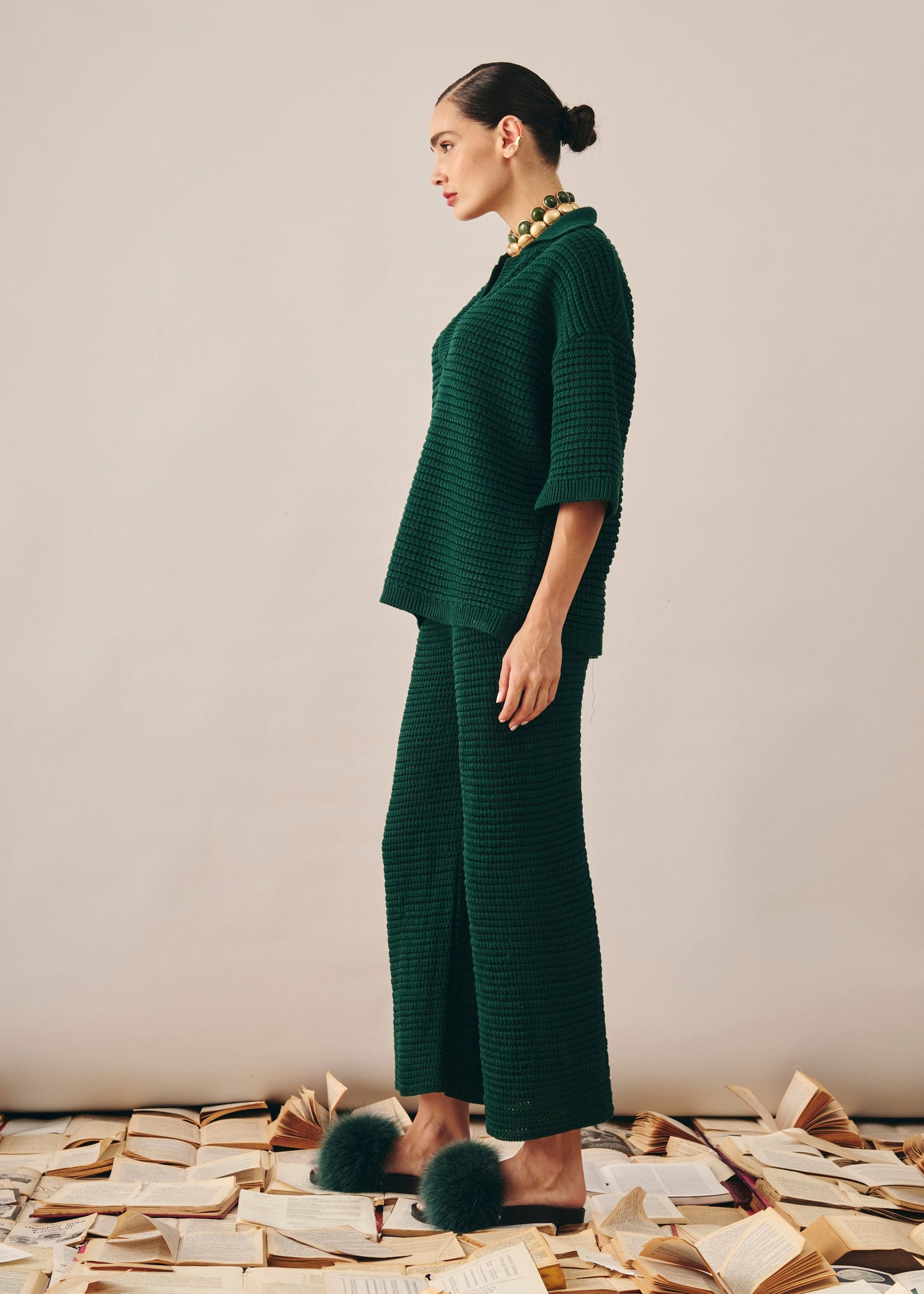 Conjunto Duda Tricot Verde