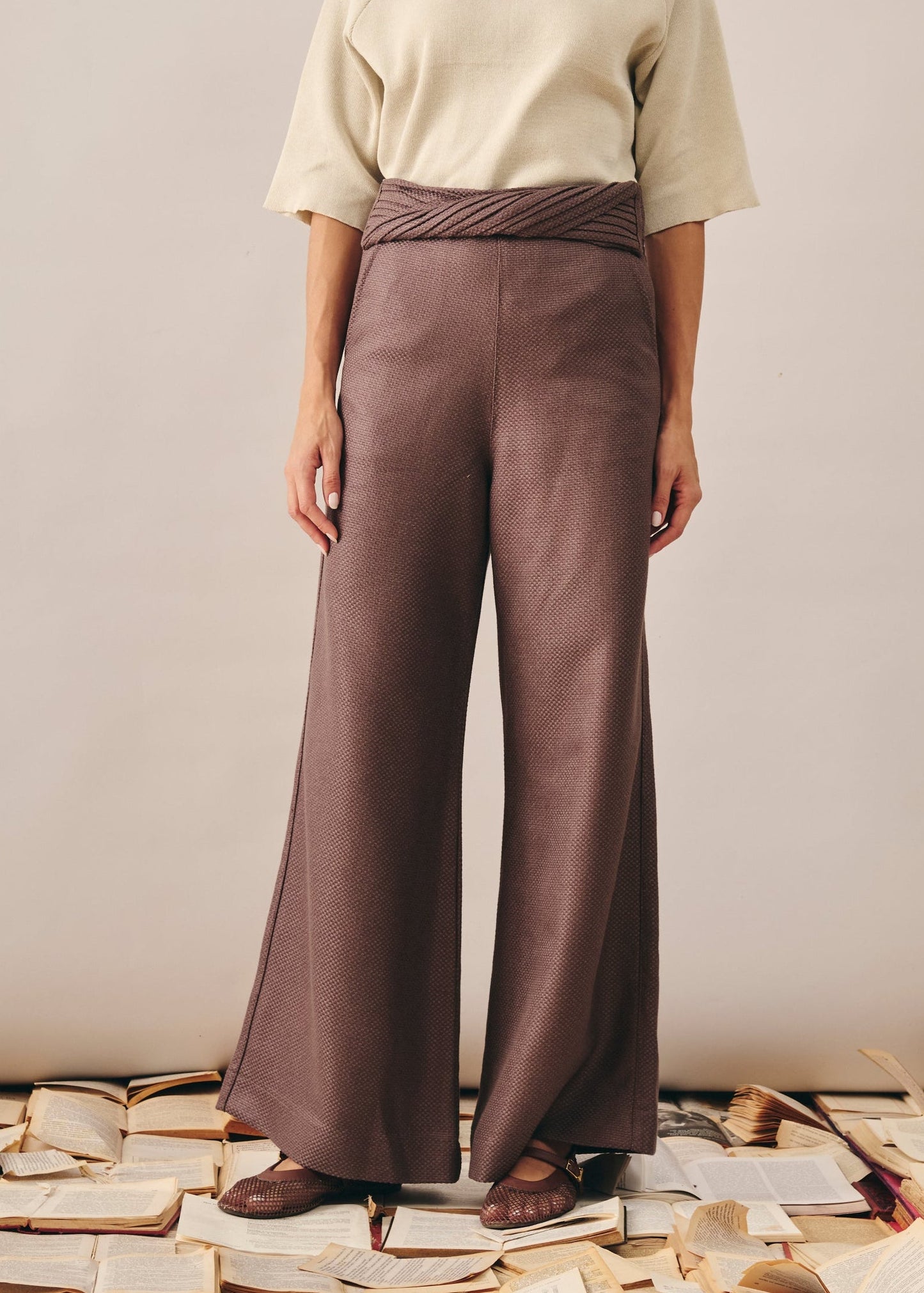 Calça Celine Marrom