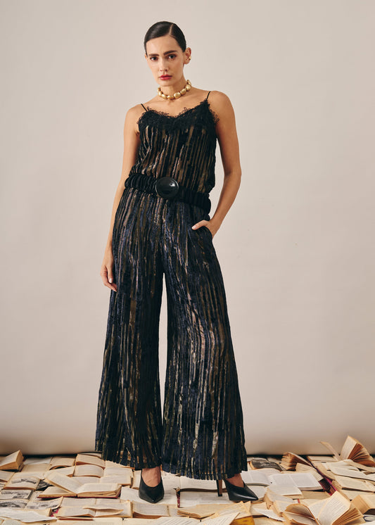 Calça Pantalona Francesca Preto