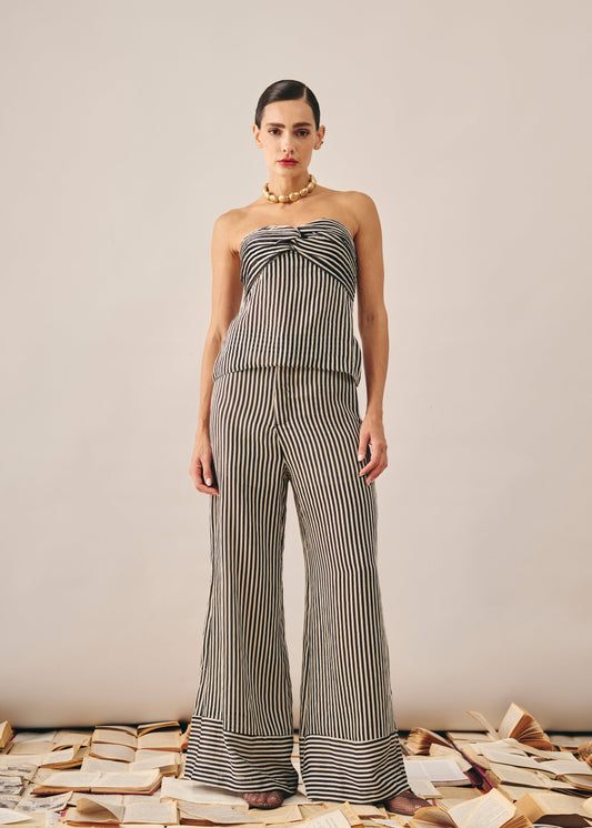 Blusa Blair listrada preto