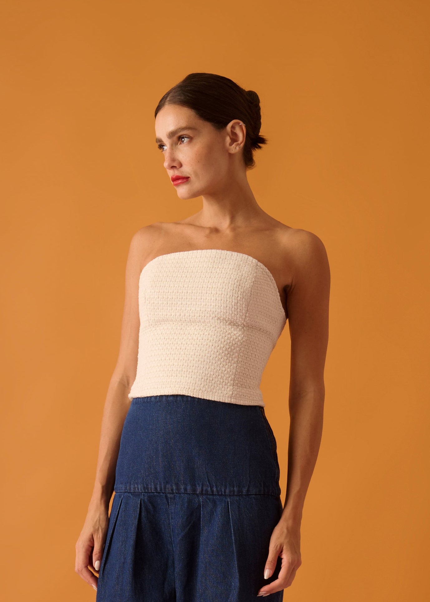 Top Ariela Tweed Off