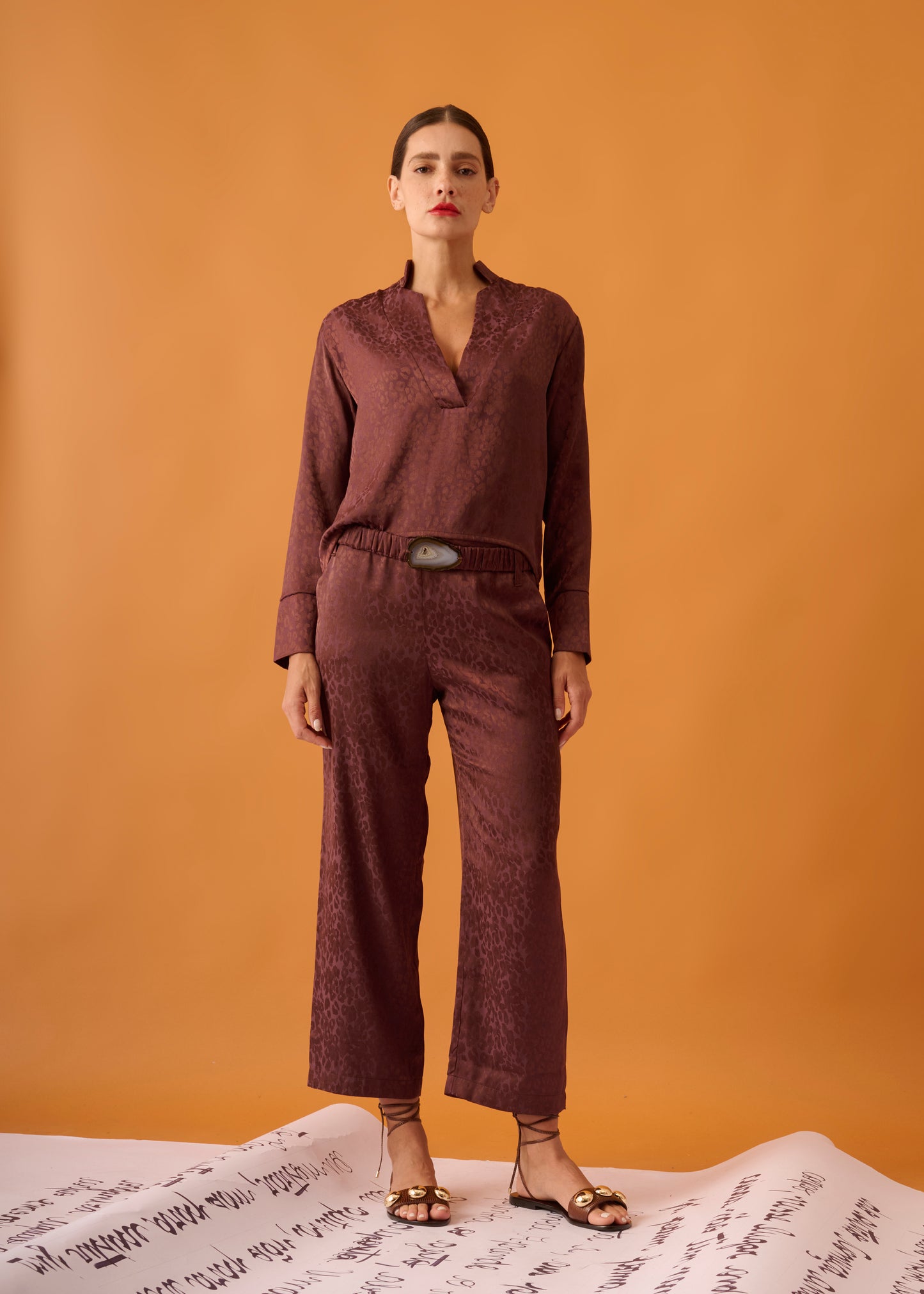 Calça Vera Onça Marrom