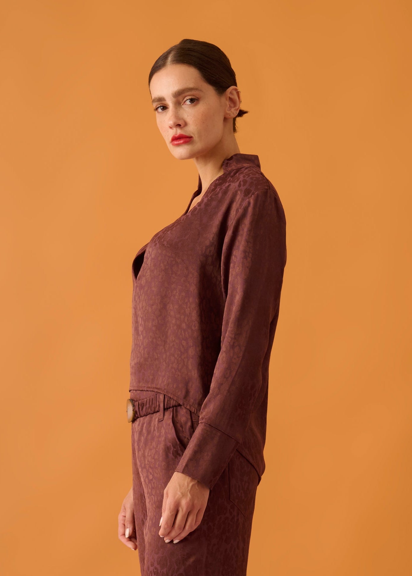 Camisa Vera Onça Marron