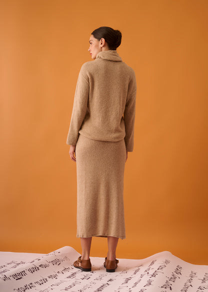 Conjunto de tricot  Avelã