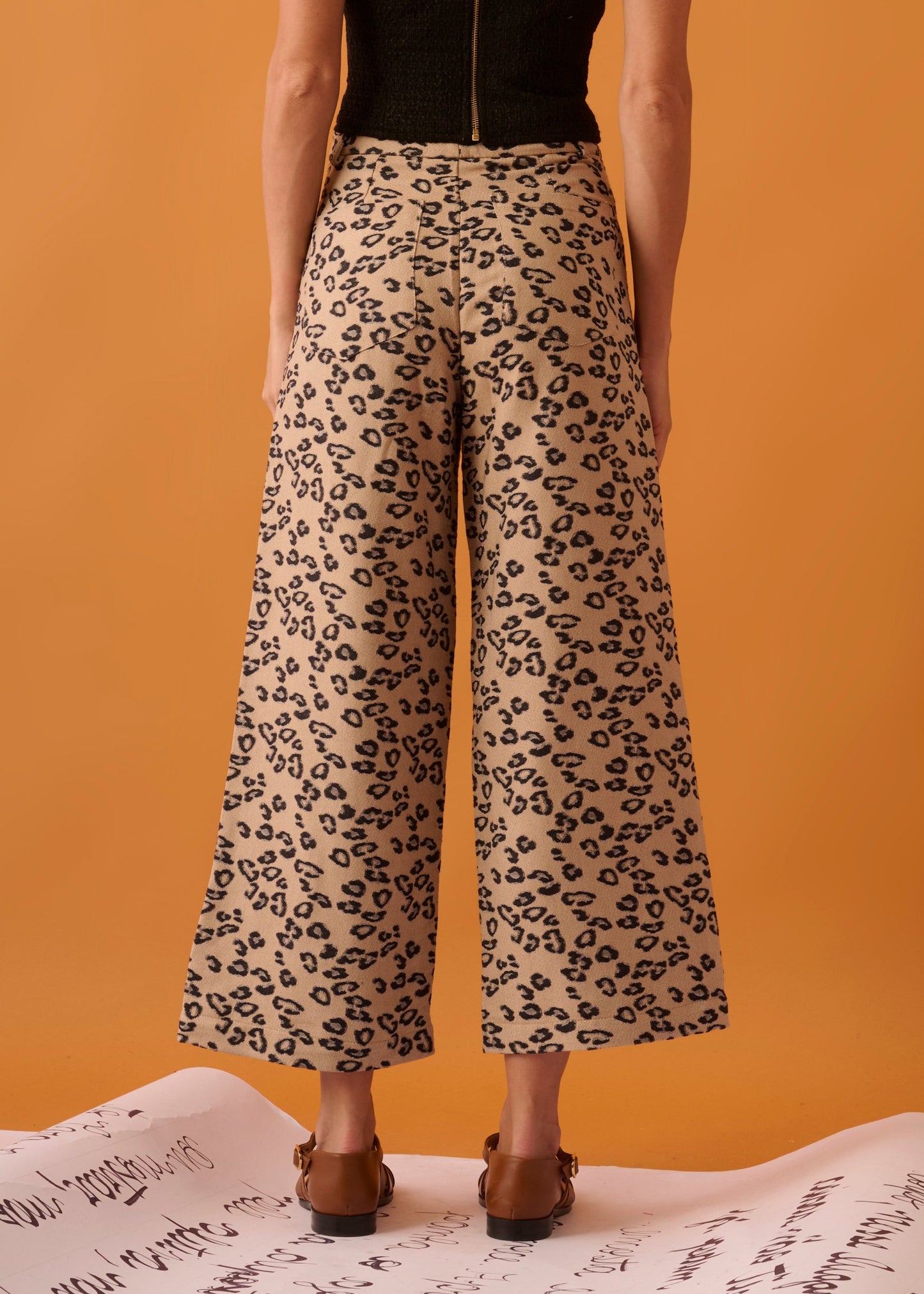 Calça Zaia Jacquard onça