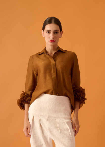 Camisa Camille Marrom