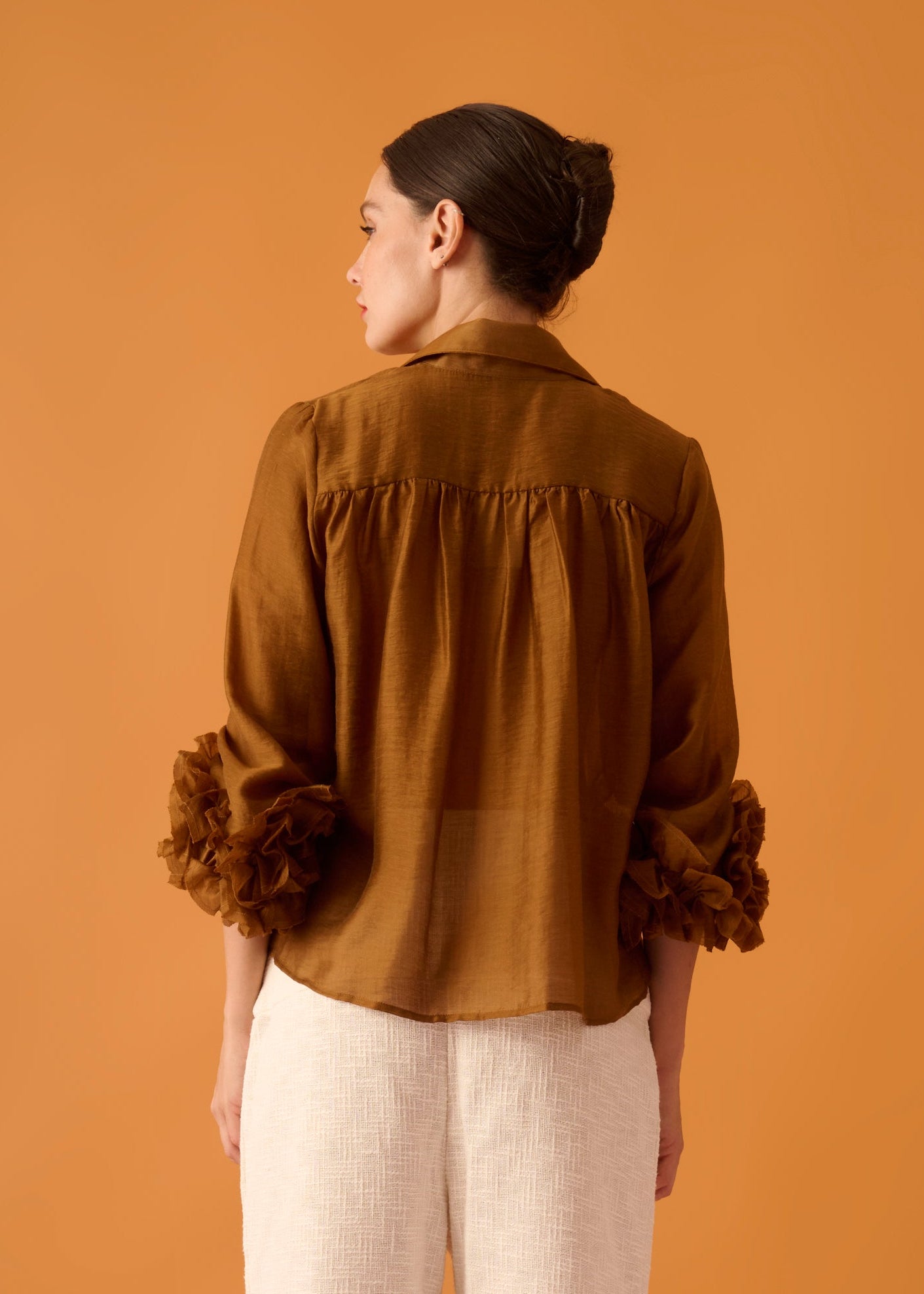 Camisa Camille Marrom