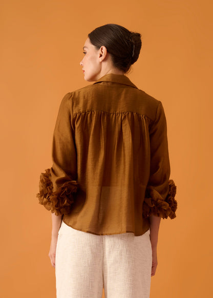 Camisa Camille Marrom