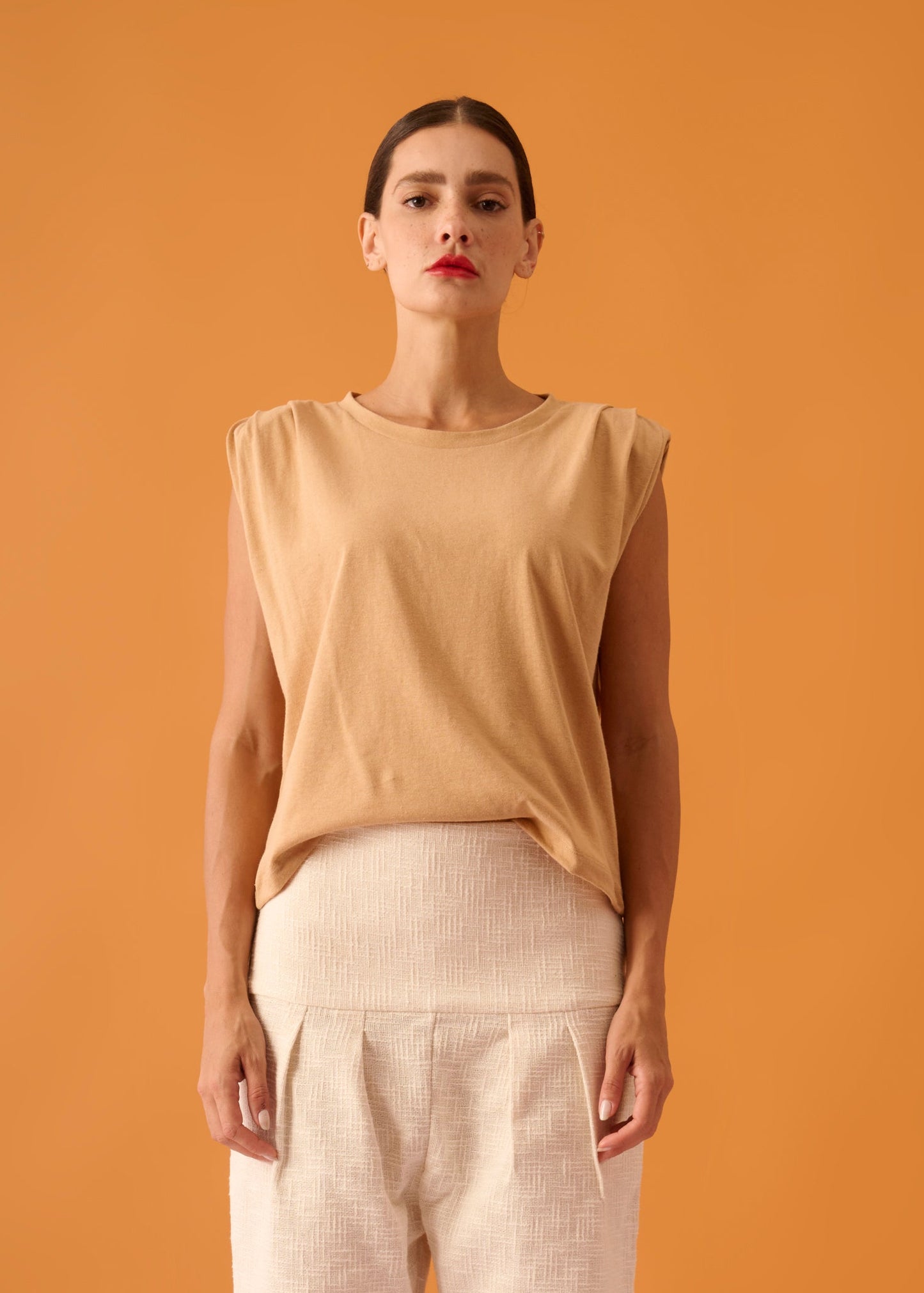 Blusa Olivia Doce de Leite