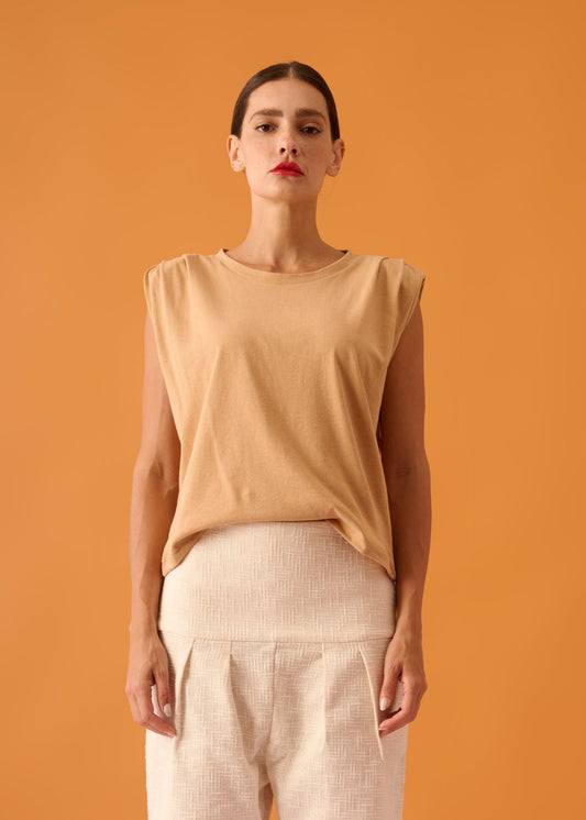 Blusa Olivia Doce de Leite