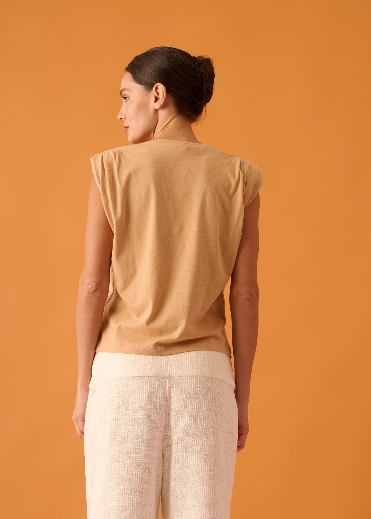 Blusa Olivia Doce de Leite