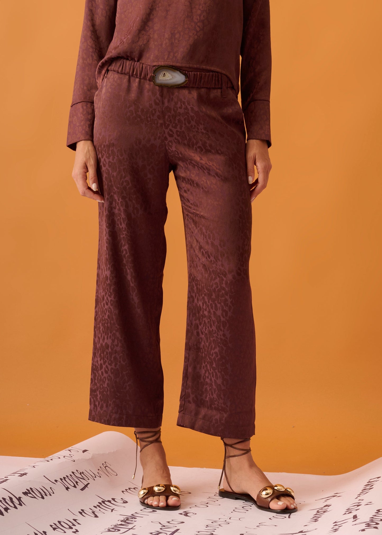 Calça Vera Onça Marrom