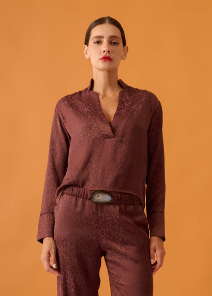 Camisa Vera Onça Marron