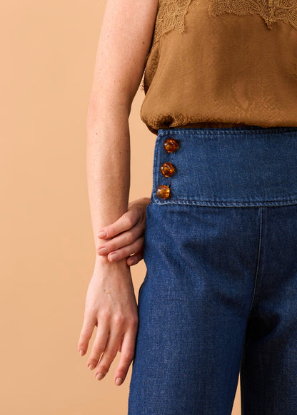Calça Morgana Jeans Tartaruga