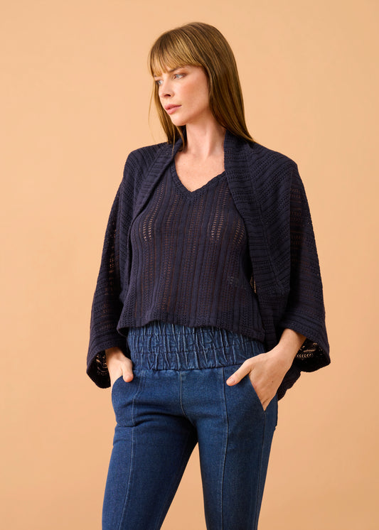 Casulo Luna Tricot Marinho