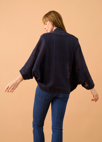 Casaco Luna Tricot Marinho