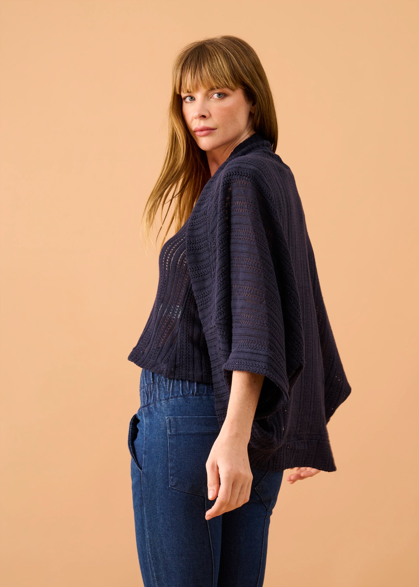 Casaco Luna Tricot Marinho