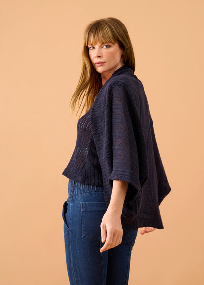 Casaco Luna Tricot Marinho