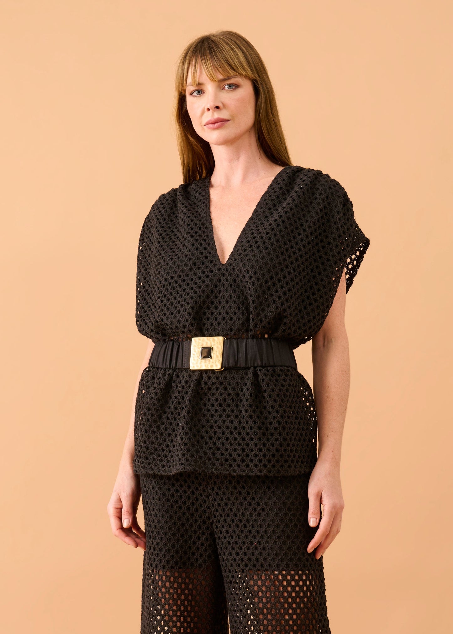 Blusa Leticia longa Preta