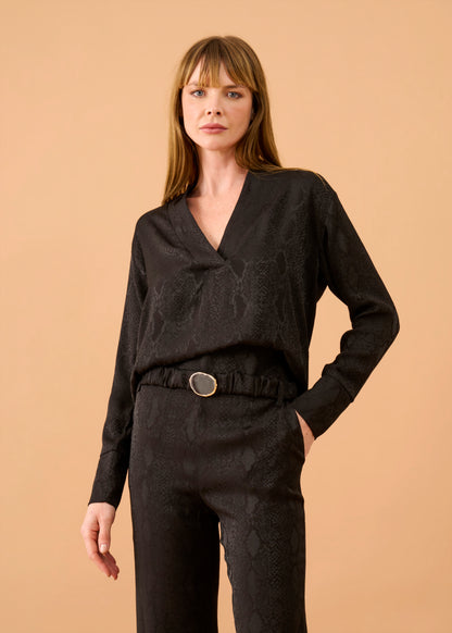 Camisa Vera Cobra Preta