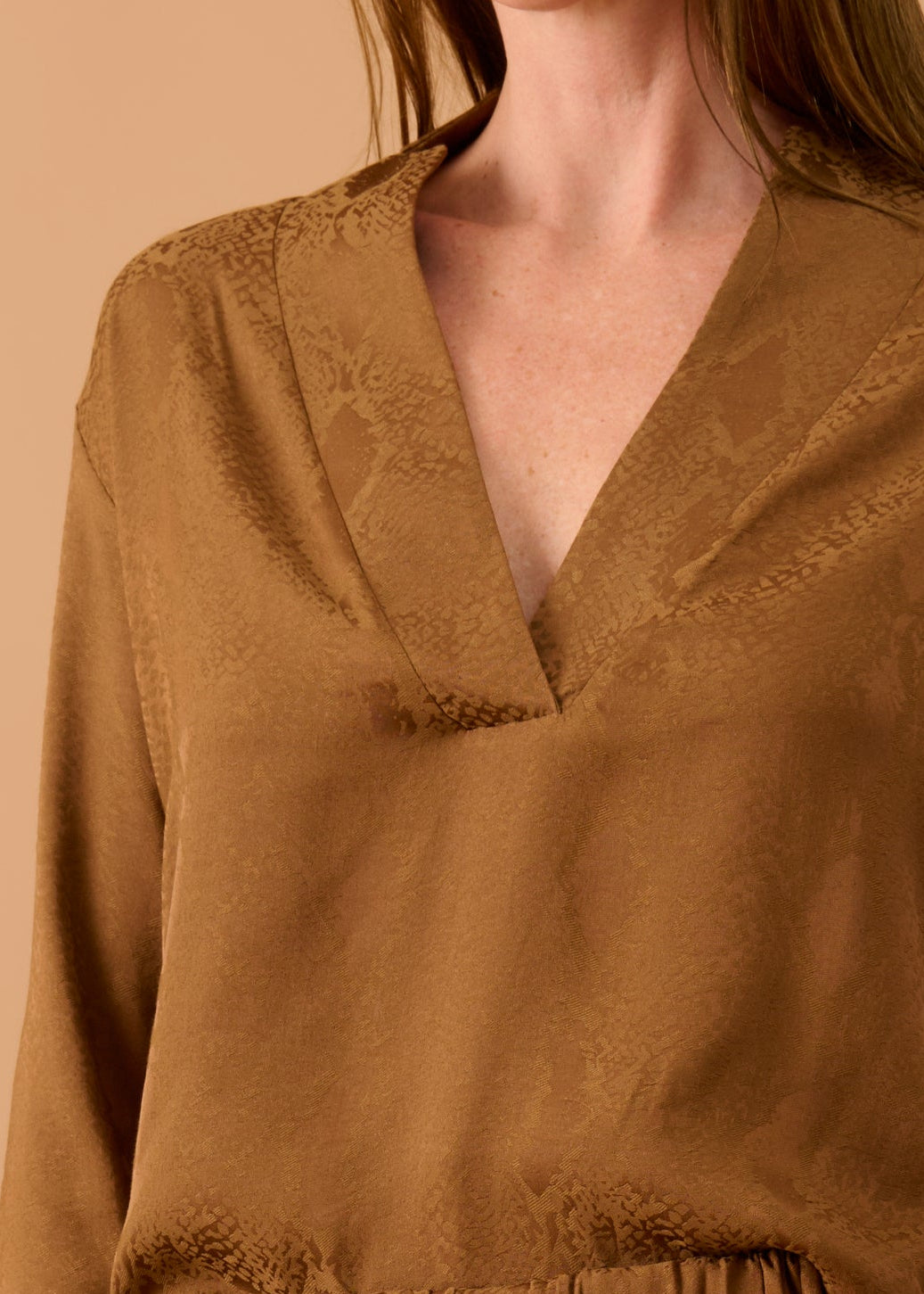 Camisa Vera Cobra Marrom
