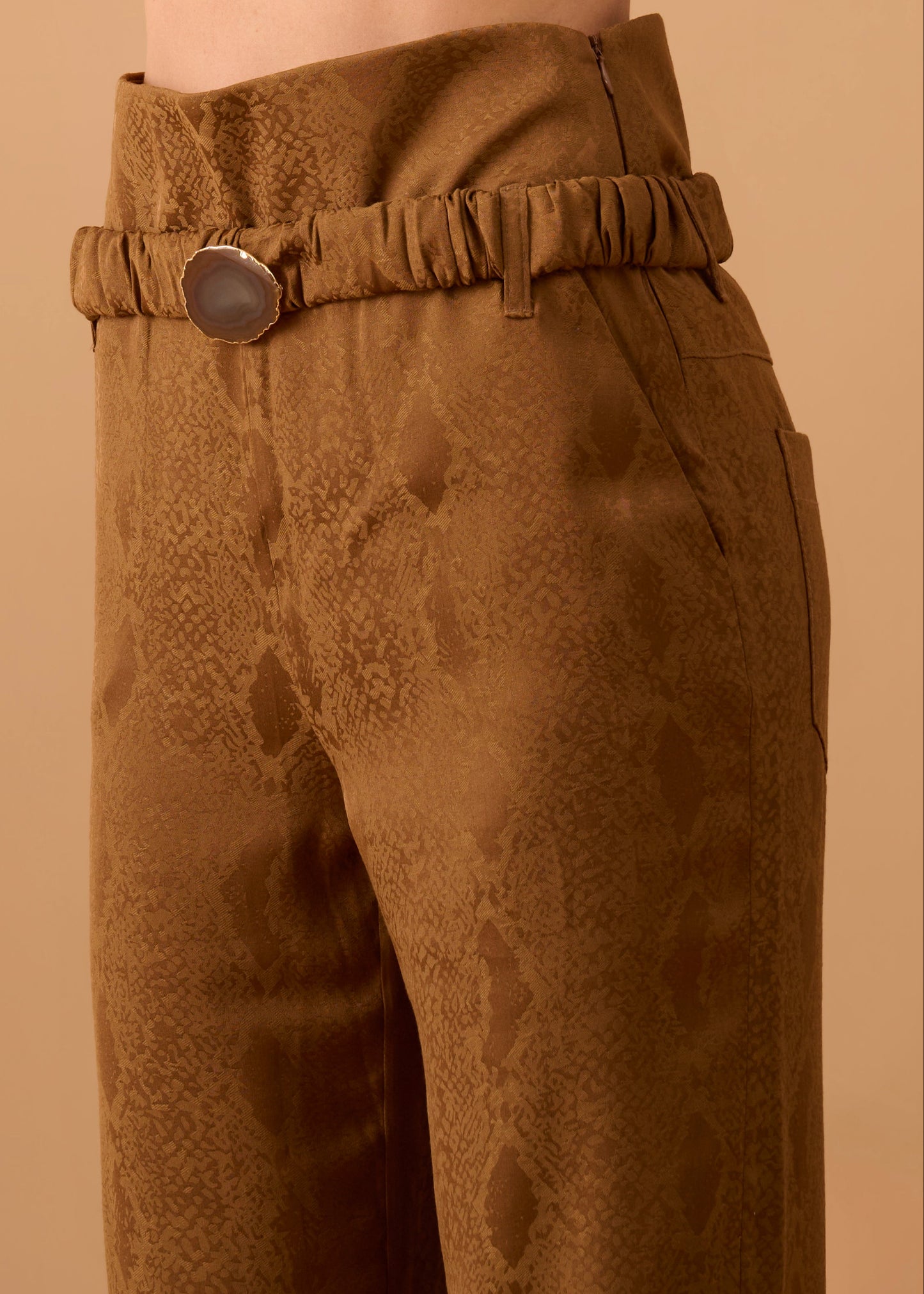 Calça Vera Cobra Marrom