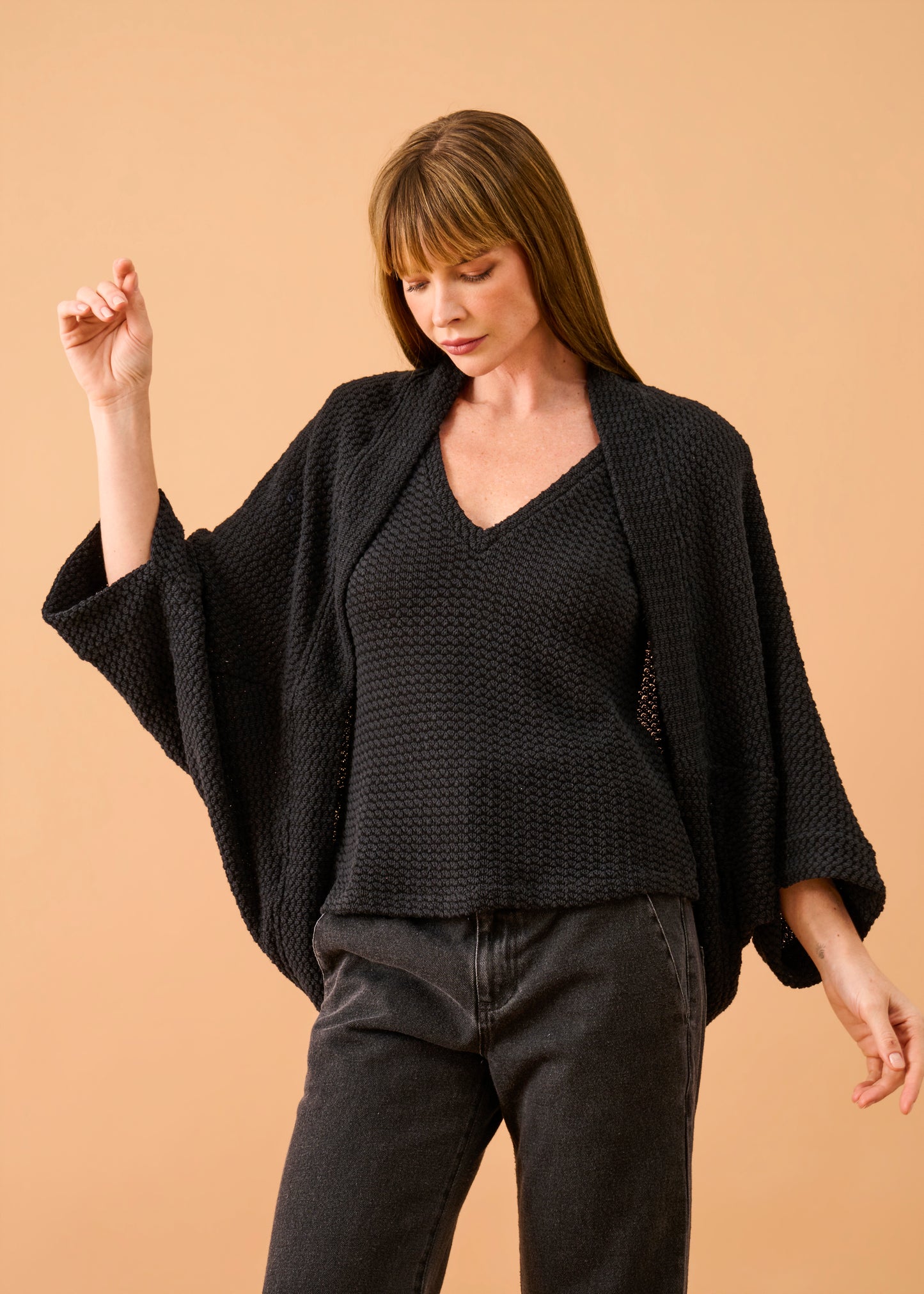 Casulo Luna Tricot Preto