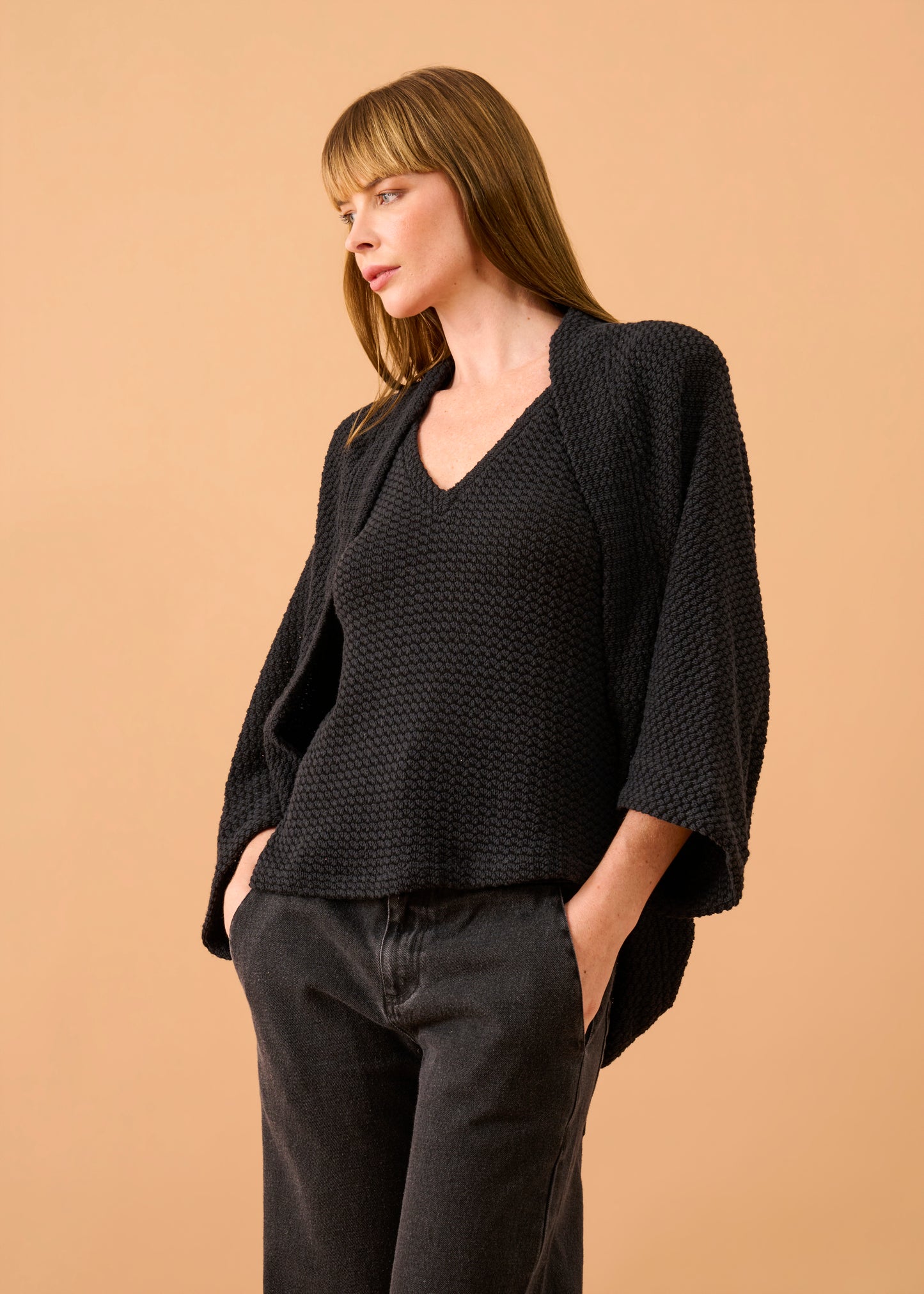 Casulo Luna Tricot Preto
