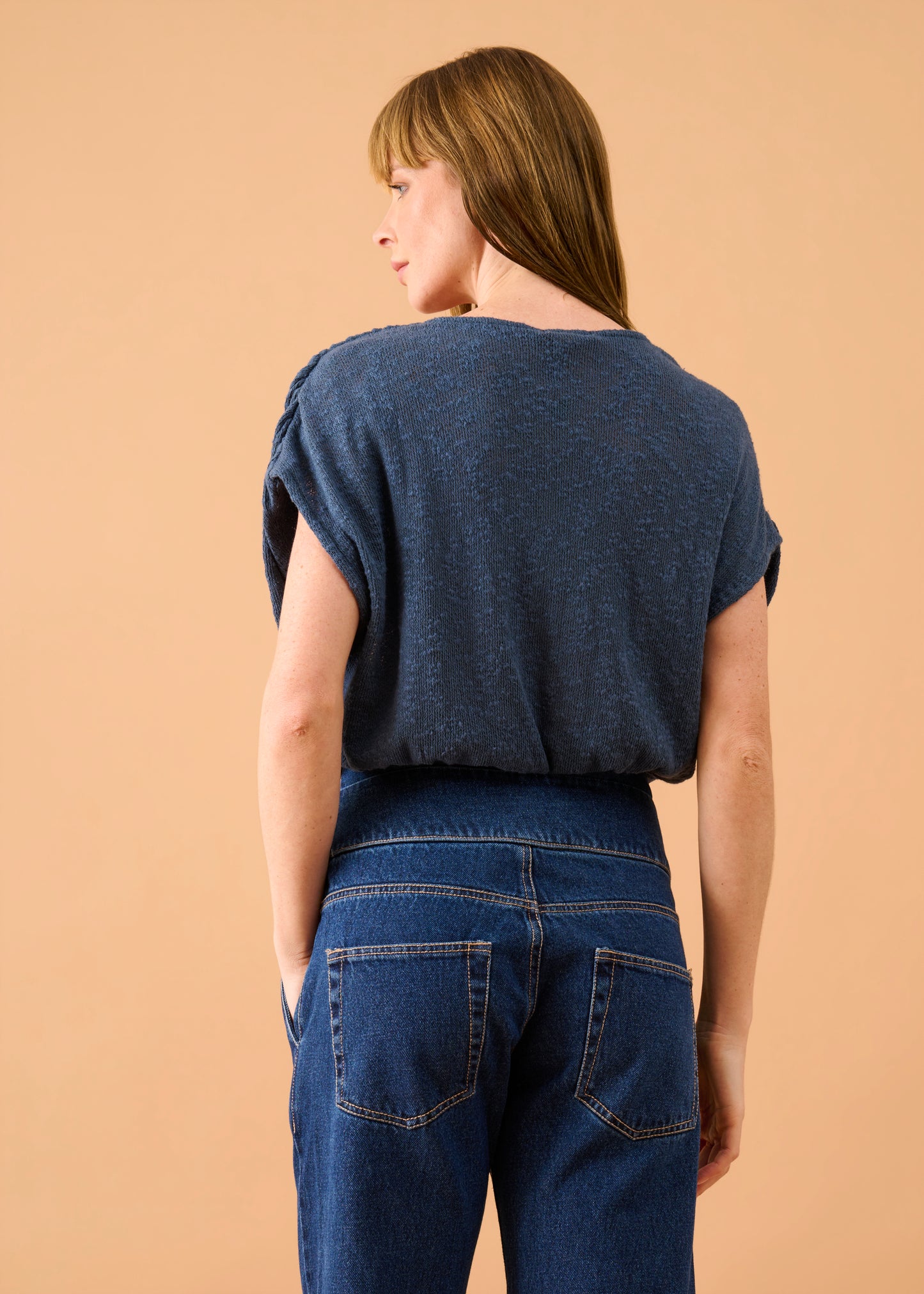 Blusa Leticia Tricot Indigo