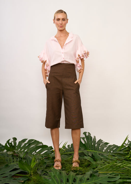 Bermuda Carol Jeans Marrom