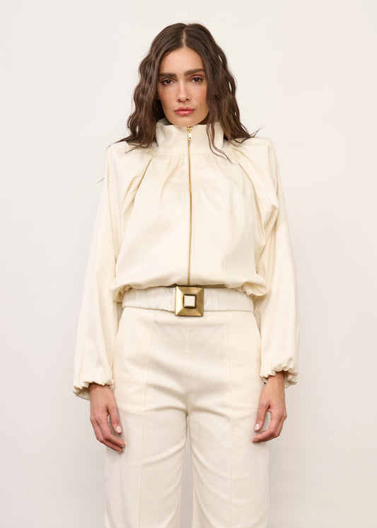 Casaco Tessia Off White