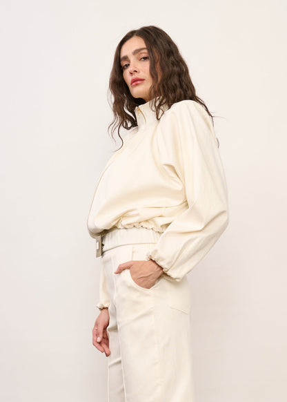Casaco Tessia Off White
