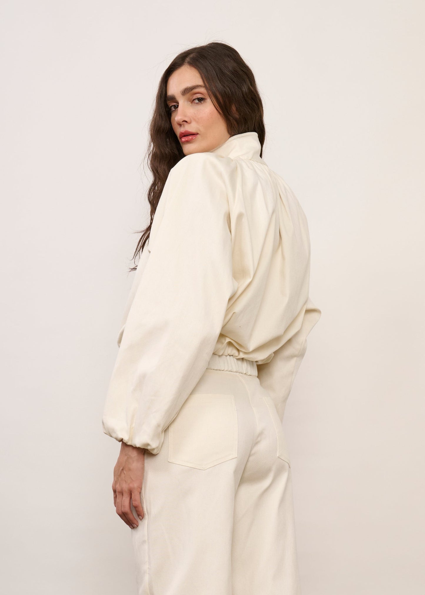 Casaco Tessia Off White