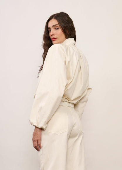 Casaco Tessia Off White