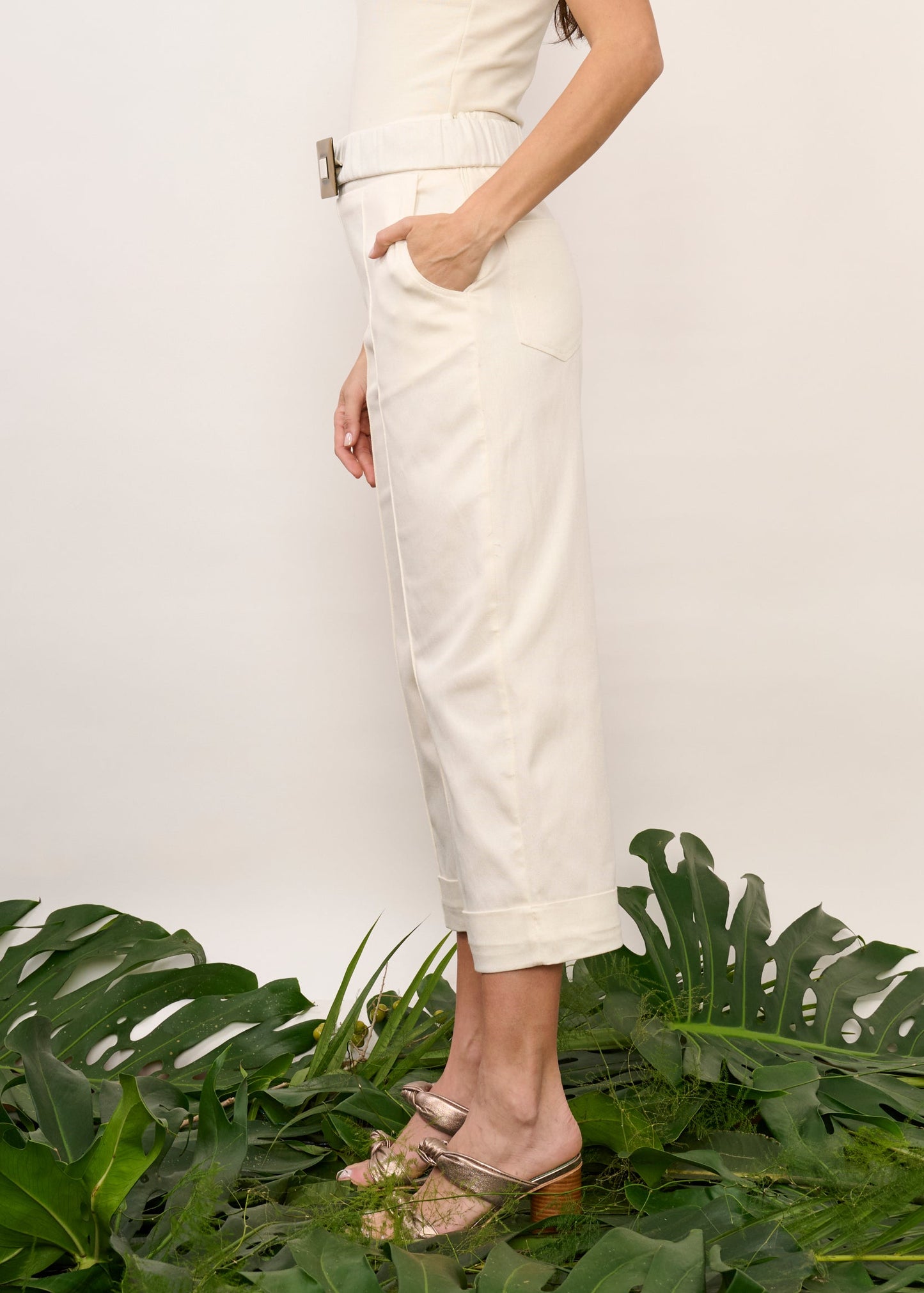 Calça Tessia Off White