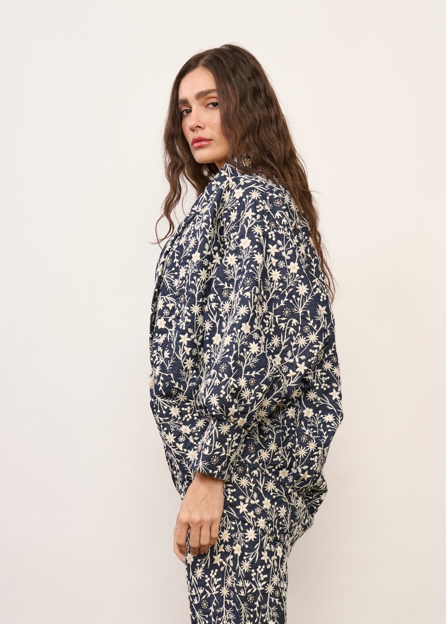 Casaco Maia Jeans Floral